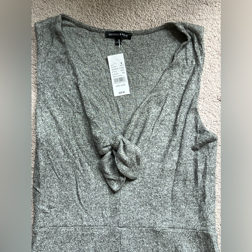 Kendall + Kylie Jenner | Large Gray Romper w/ Tag